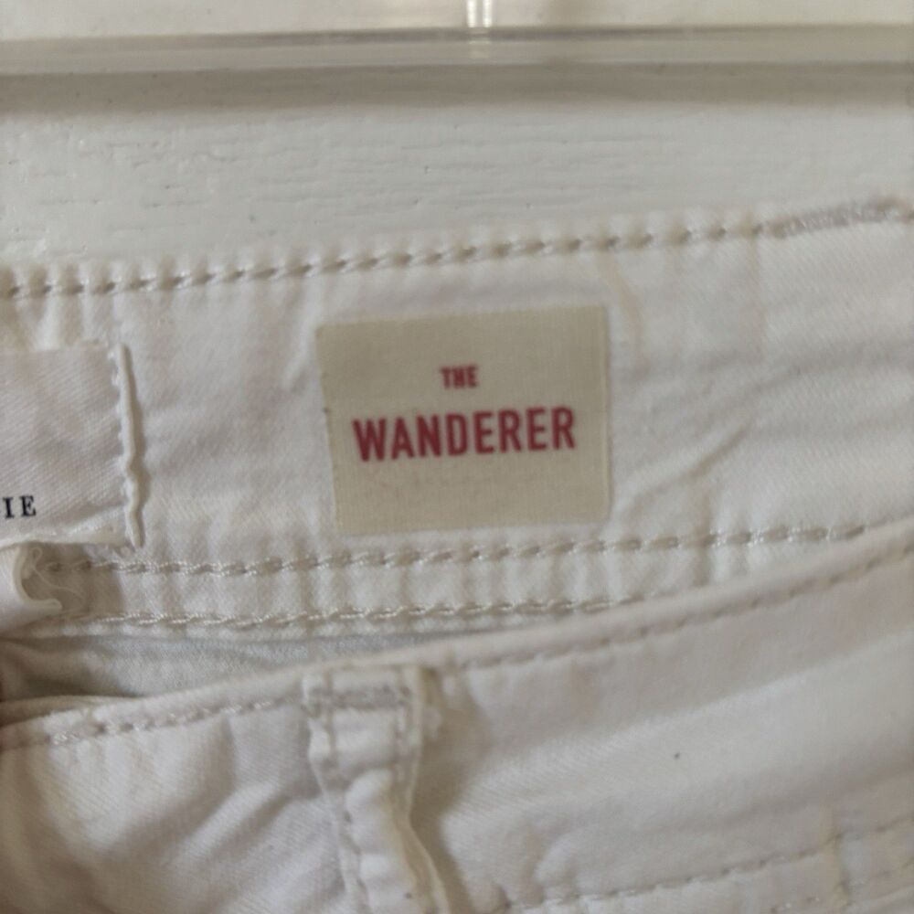 Anthropologie Women‎ The Wanderer Pants Bohemian Concert 28 White Hipster Comfy - Picture 6 of 10